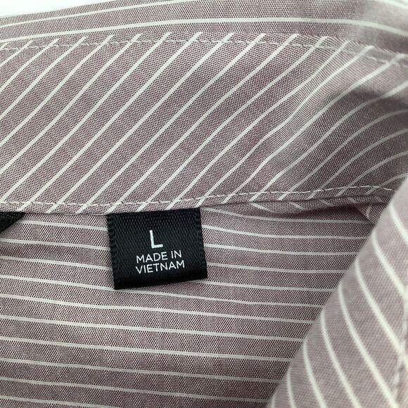 Travis Mathew Mens Long Sleeve Button Up Shirt Size Large - Picture 5 of 8